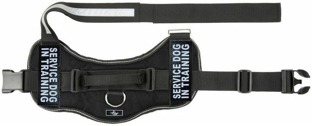 Doggie Stylz Service Dog in Training Harness with Removable Saddle Bag Backpack Harness Carrier Traveling Bag. 2 Patches. Please Measure Dog Before Ordering