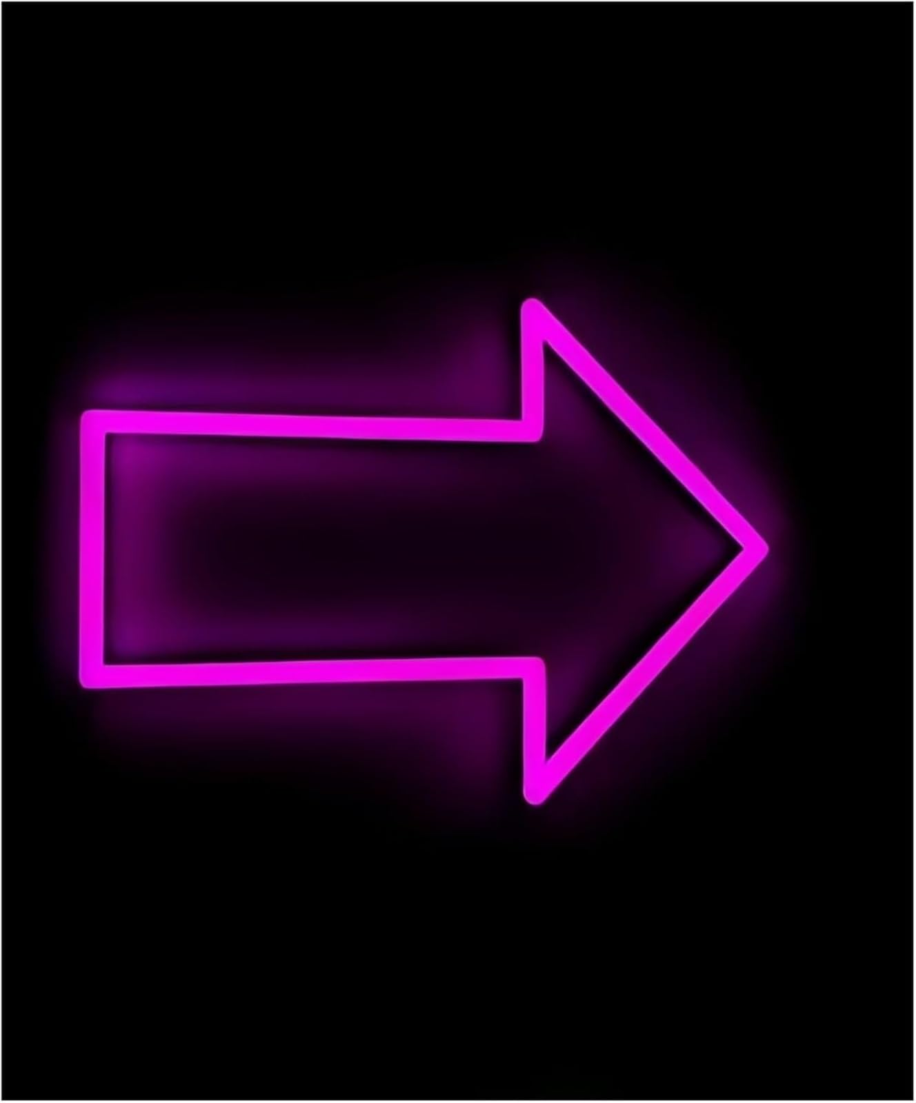 Personalised for neon Signs For neon Sign Party Decoration Direction Arrow for Light(D30X21cm)