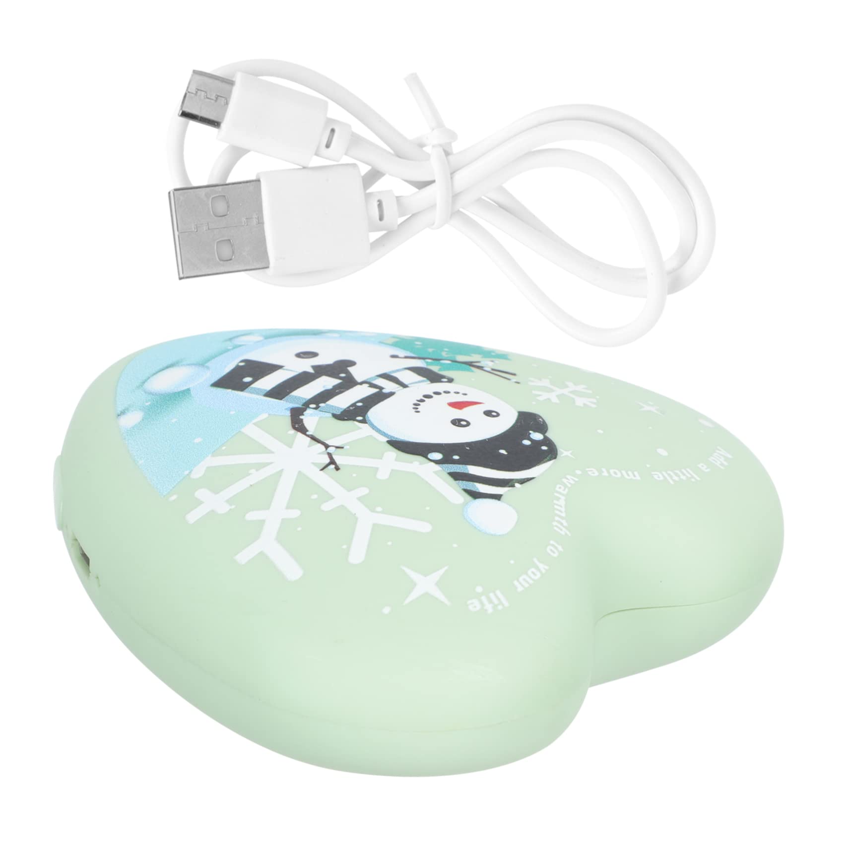 SUPVOX Scaldamani Sensore Usb Luci Torcia Mano Veloce Riscaldatori Tocco Lampada Guidato Notte Lampadina Portatile Ricaricabile Leggero Lampade Magnetico Plastica Green