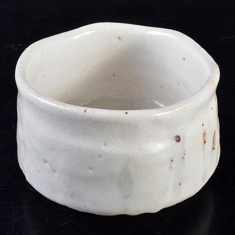 Amazon.co.jp: 茶道具 加藤唐九郎 一無斎（一ム斎）作 広沢銘 志野茶碗