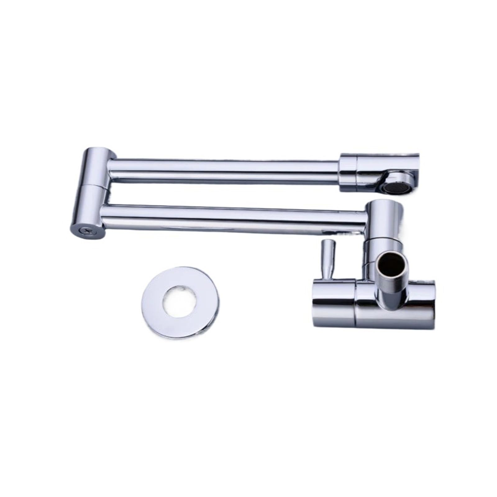 ZQFHSX Brass Wall Mounted Kitchen Pot Filler Taps Swivel Folding Retractable Rotary Stretch Basin Sink Faucet for Most Scenarios