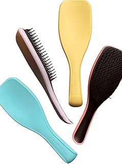 Detangling Hair Brush with Patented Teeth Technology, Reduces Breakage, for Straight to Wavy Hair