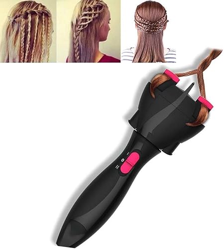 Miniatura 5 de Trenzador automático de pelo, máquina eléctrica para trenzar el cabello, con rotación de 360 grados, cabeza de clip para el cabello, herramienta de