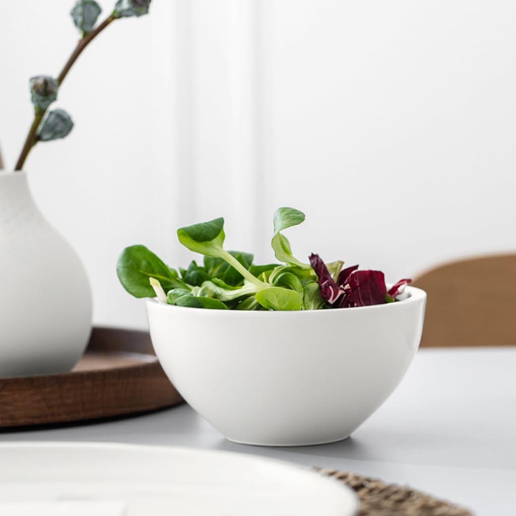 Villeroy & Boch 葉っぱ型ホワイト陶器ボウル6個セット Villeroy & Boch 葉っぱ型ホワイト陶器ボウル6個セット