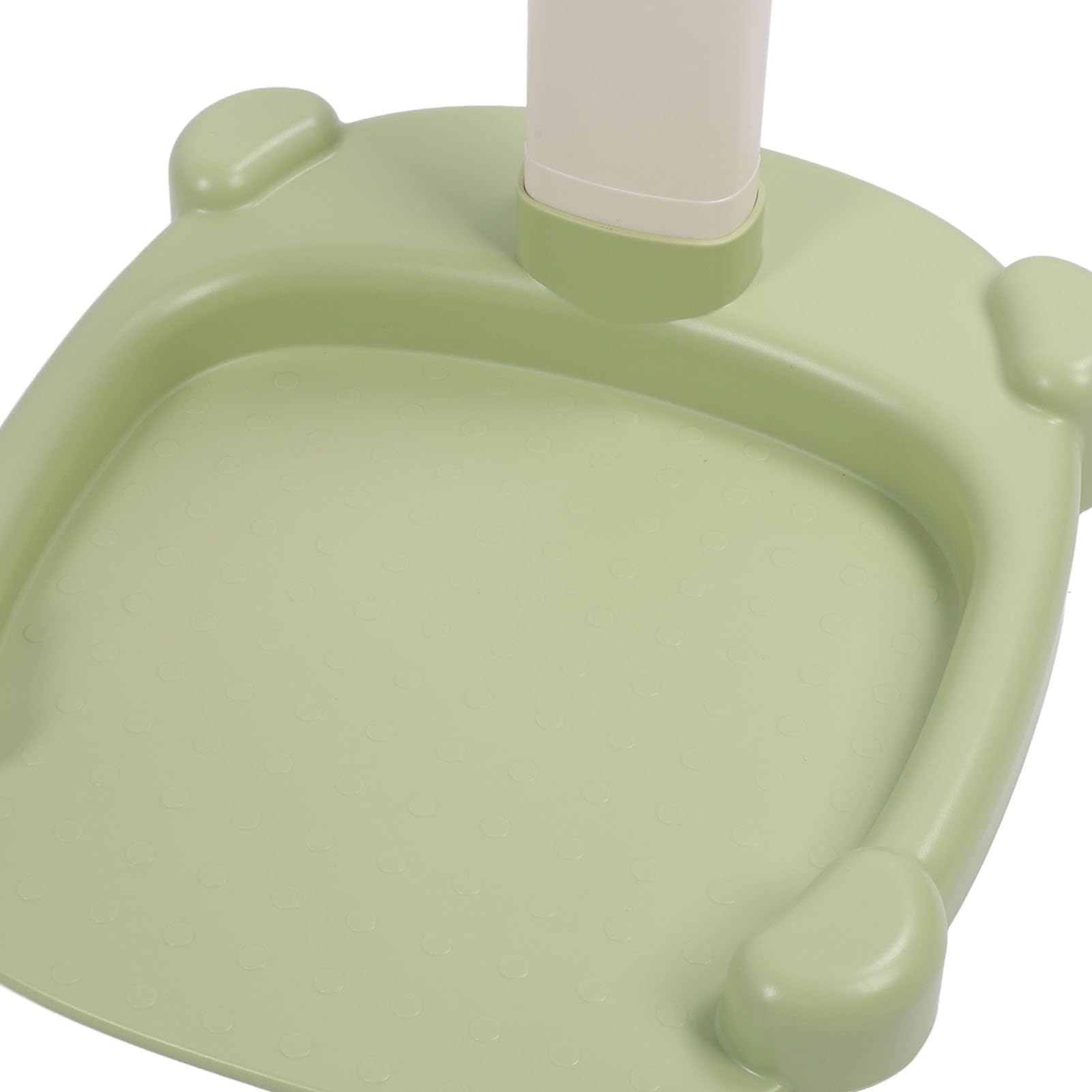 Torre de Baño Baby Hug, Soporte de Ducha de Silicona Antideslizante para Niños Pequeños, Soporte Multifuncional con Diseño Portátil para Uso Diario (GREEN)