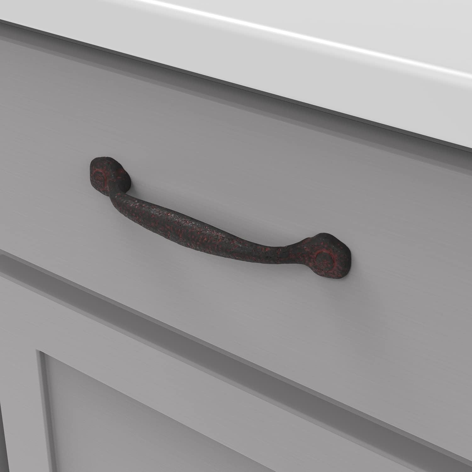 Exclusive Discount 50% Price Hickory Hardware P2998-RI-10B Refined Rustic Collection Pull, 5-1/16 Inch (128mm) Center, Iron, 10 Each Exclusive Discount 🔥 Hickory Hardware P2998-RI-10B Refined Rustic Collection Pull, 5-1/16 Inch (128mm) Center, Iron, 10 Each