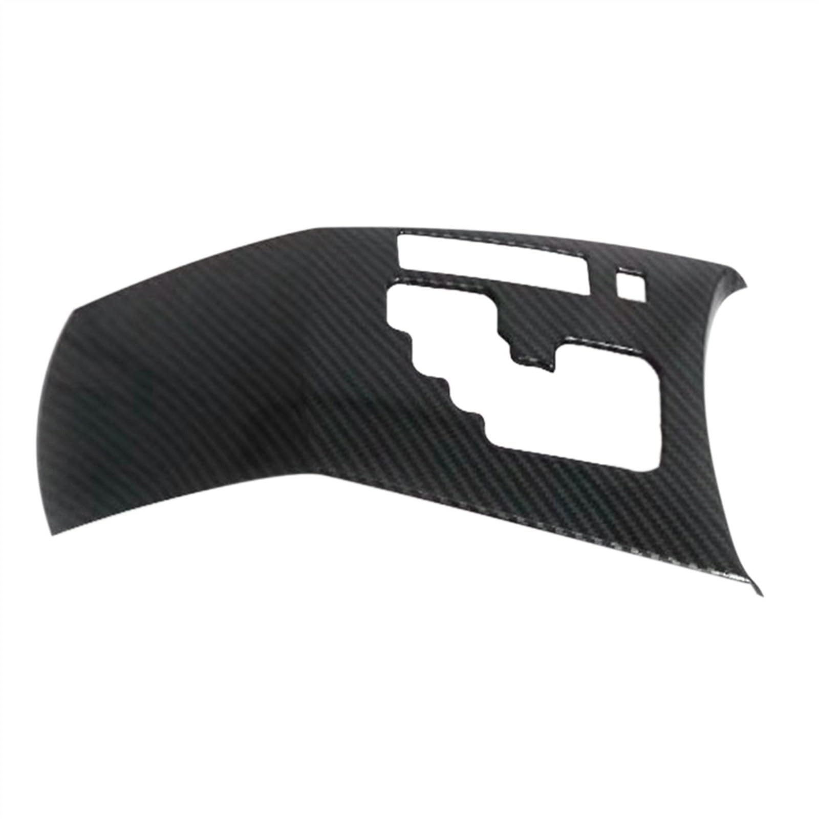 Hmjdz Carbon Fiber Black Car Part Car Carbon Fiber Central Gear Shift Panel Control Decal Interior Modification For Toyota For Vios 2016-2021 2020 2019 2018 2017