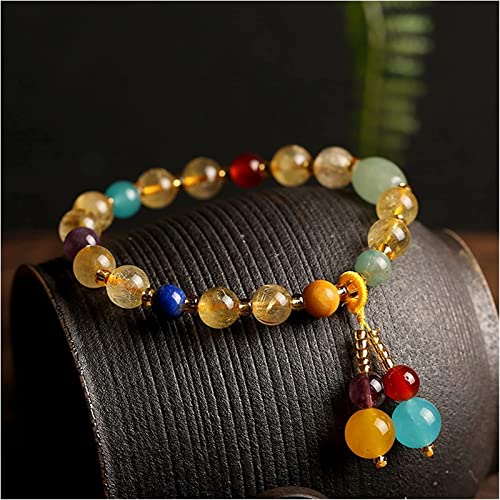 Bracelet en cristal de jade améthyste brute et agate : cadeau idéal