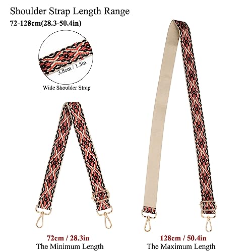 Image of Long Keeper Wide Purse Strap - Adjustable Shoulder Strap Crossbody Handbag Replacement Bag Strap Guitar Straps