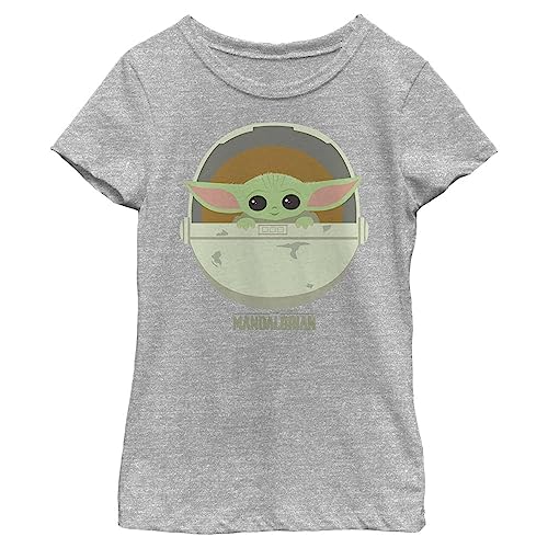 Image of Star Wars Girls Star Wars: Mandalorian The Child Cute Bassinet Girls Short Sleeve Tee Shirt