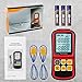Dual Channel K-Type Thermocouple Thermometer with Two Probes and Backlit LCD