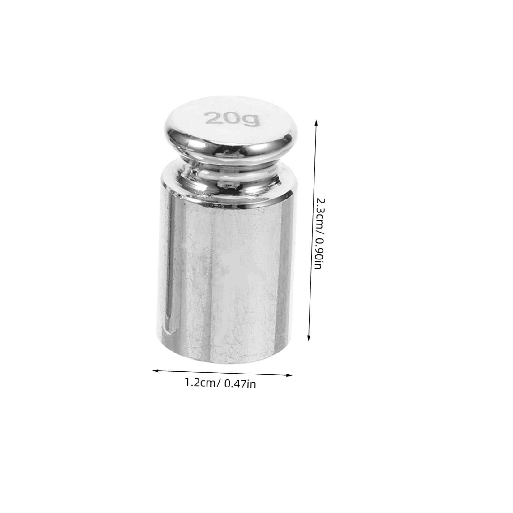 IMIKEYA 5pcs Calibration Weights Set High Weights for Digital Scale Calibration Portable for Accurate Weighing Laboratories and Kitchens