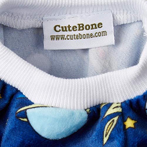 Image of CuteBone Small Dogs Outfit Soft Puppy Onesies Pjs Dog Pajamas Pet Coat Cat Apparel Comfy Doggie Jumpsuit Bodysuit for All Seasons