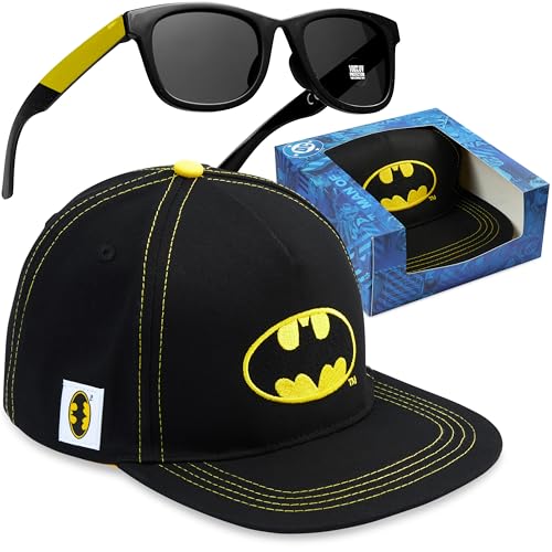 Get Trend DC Batman Casquette Baseball et Lunette de Soleil Protection UV, Réglable Chapeau...