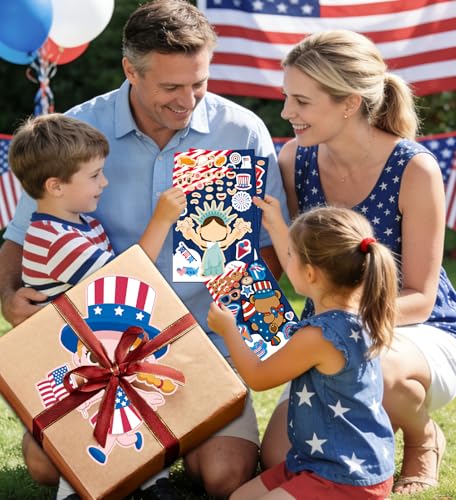 Save on 24Pcs Patriotic Stickers for 4th of July Decorations & Crafts - Image 6