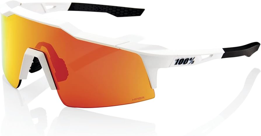 100% SPEEDCRAFT ホワイト シルバーミラー ワンハンドレッド SPEEDCRAFT - Soft Tact Off White - HiPER Red Multilayer Mirror