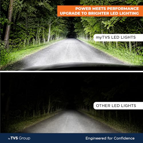Image of myTVS LED Car Headlight Bulbs |152W Super Bright 6000K Cool White LED Conversion Kit | High Power Waterproof Headlamps 15200 Lumens| Plug & Play, Long-Lasting, Universal Fit, 2-Year Warranty LED8-H7