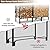 KYATE 4ft Firewood Rack Outdoor with Cover Fireplace Wood Storage Heavy Logs Stand Stacker Holder Strong Lumber Racks Outside for Courtyard Patio