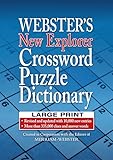 Webster's New Explorer Crossword Puzzle Dictionary, Third Edition, Large Print Edition