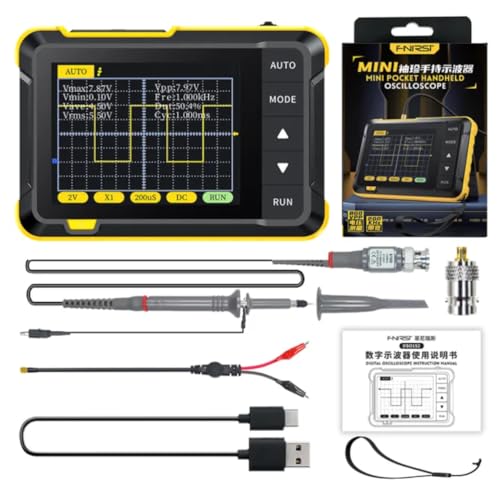 Image of DSO152 Mini Handheld Oscilloscope, Automotive Oscilloscope, Digital Oscilloscope Kit with 2.8 inch TFT, 2.5MS /s High Sampling Rate, 200KHz Bandwidth, Trigger Function Auto /Nomal /Single