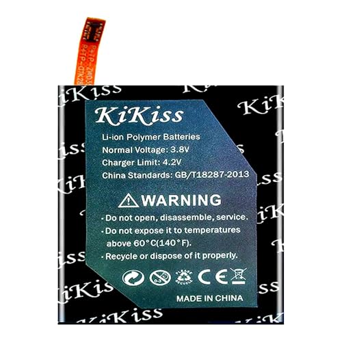 Batería de reloj de 600 mAh compatible con reloj inteligente Kingwear KW88 Pro KW88Pro, batería de repuesto de polímero de iones de litio de alto rendimiento, con kits de herramientas