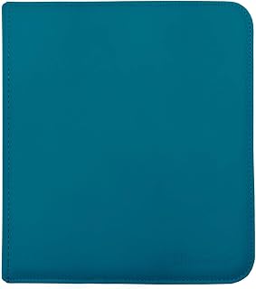 Ultra Pro E-15746 Ultra Pro-12 - Carpeta Pro con cremallera, tamaño mediano, color verde azulado