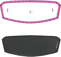 Vista 7 de Shield Protector Universal para Casco de Motocicleta Película Anti-Vaho, Inserto de Lente de Visera Polarizada Gris Resistente a la Niebla 3.83" x