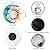 Large Number Indoor Outdoor Thermometer, Celestial Sun and Moon Decor Wall Thermometer for Patio, Outside, Inside, Home, Garden, Room, Window, Greenhouse (15")