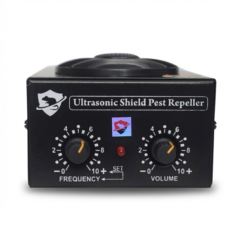Ultrasonic Shield Pest Repeller for 1500 SQ Feet Indoor use | High-Power 3D Sonic Wave Rodent Repellent | Chemical-Free Electronic Pest Control for Home, Kitchen, Warehouse, Garage & Farm Areas-picture-39
