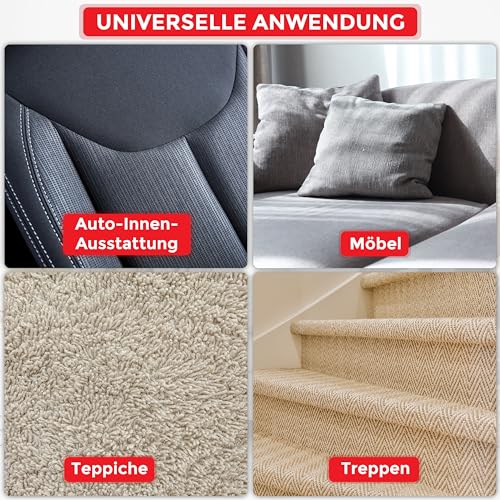 Grafner Waszuiger met dubbele tank en 2 borstels, vlekreiniger voor tapijten, trappen, kussens, auto, voor grote oppervlakken en hardnekkige vlekken, tapijtreiniger, stofzuiger - Image 7