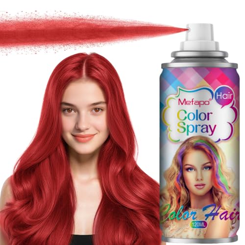 Red Hair Spray Red Temporary Hair Color Spray for Kids Women