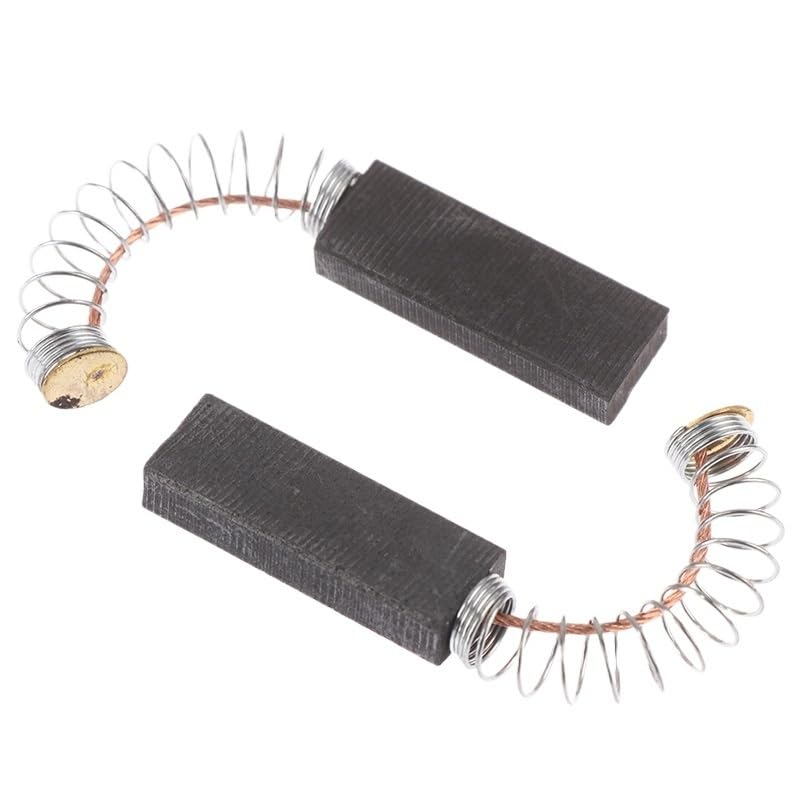 Set di 2 spazzole in carbonio per motore, 32 x 11 x 6 mm, per utensili elettrici e accessori per macinare