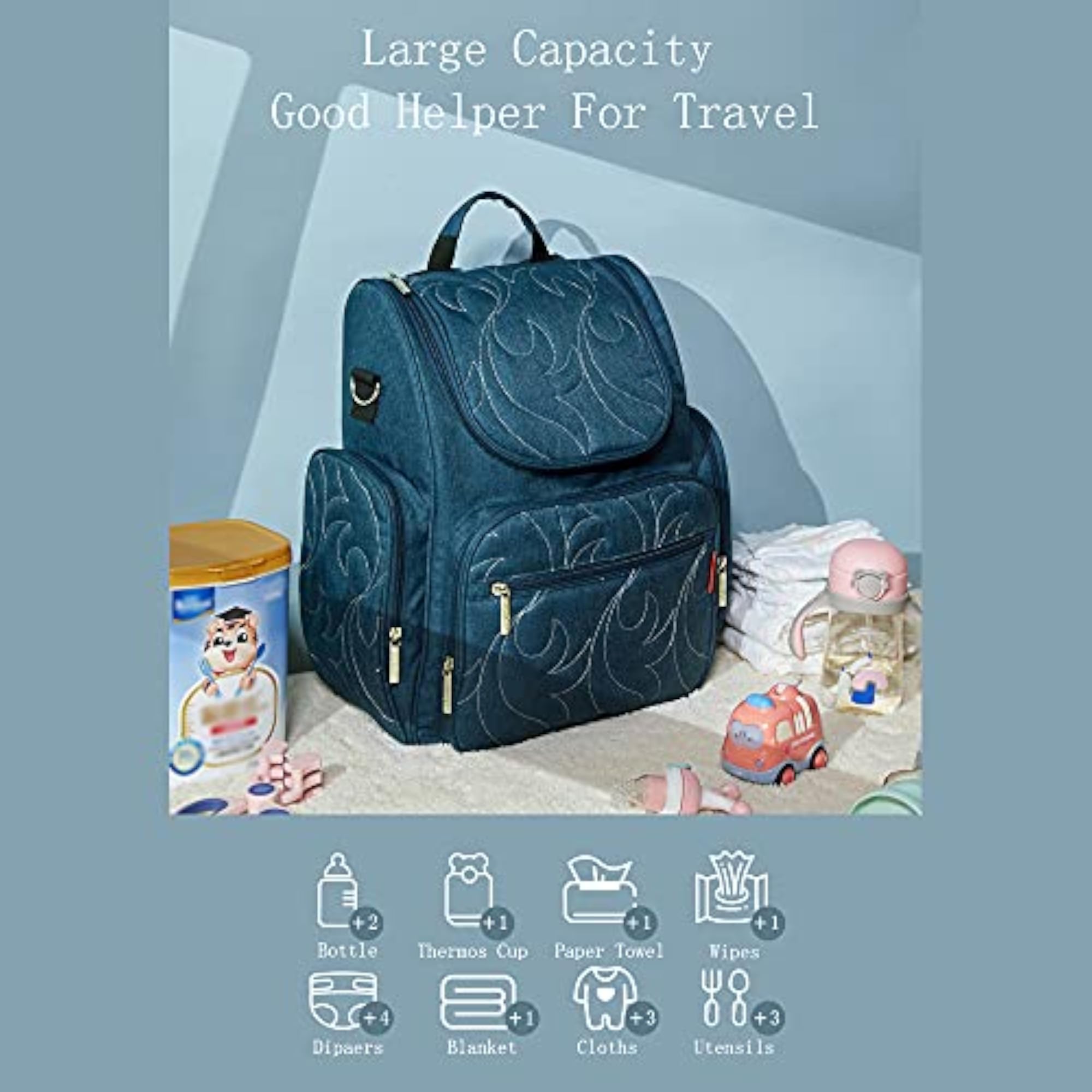 Diaper Bag - Portable Mummy Bag Travel Bag