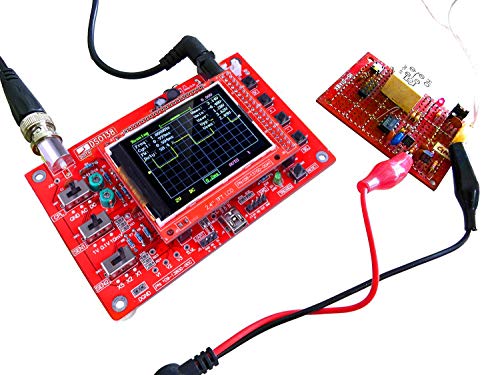 kuman DSO 138 DIY Oscilloscope Kit Opening Source 2.4" TFT 1MSPS Digital Oscilloscope Kit with DIY Parts & Probe, Handheld Pocket Sized 13803K, SMD pre-soldered - Thumbnail 5