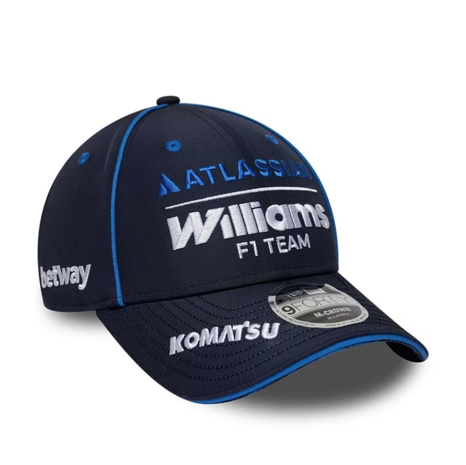 New Era Williams Racing F1 Team Offizielle Kollektion 2026 Team Baseball Cap Mütze Verstellbar Navy Blau