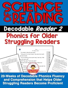 Paperback Science of Reading Decodable Reader 2 Phonics for Older Struggling Readers: Decodable Reader 2 (Science of Reading Decodable Phonics Readers) Book