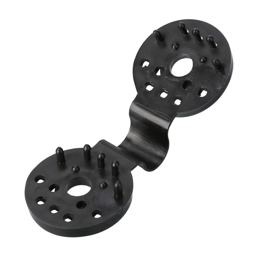 2 Bags Sunshade Net Clip Greenhouse Shade Cloth Clips Plastic Instant Grommet Fence Shading Net Clips (Black)