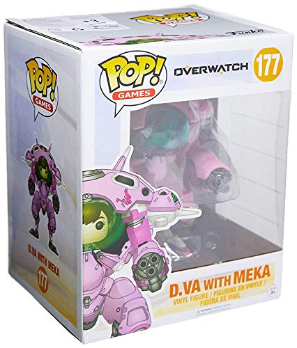 Funko POP Games: Overwatch D.VA & Meka 6' POP and Buddy Toy Figure, 36 Months to 1200 Months