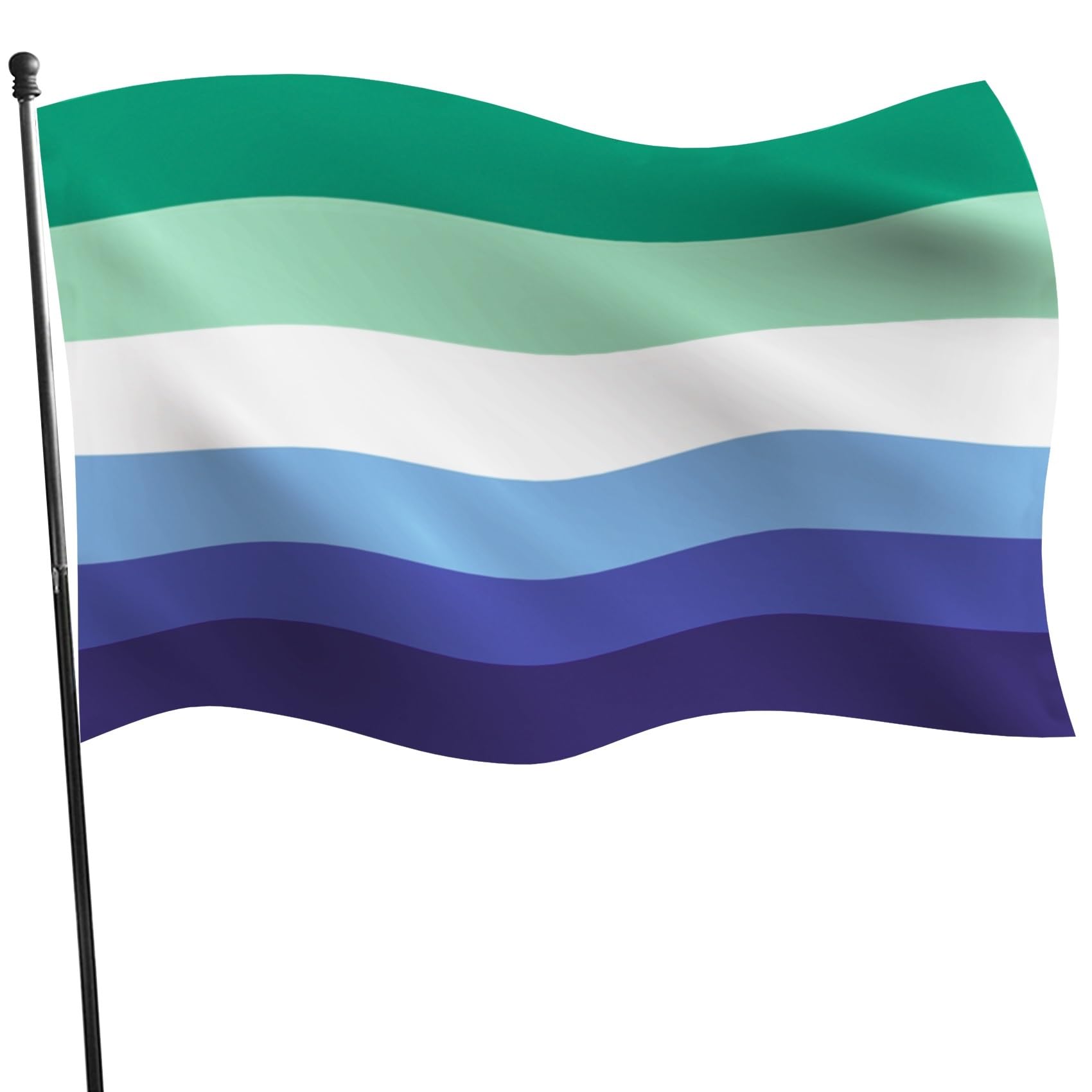 POLYAMORY TRICOLOR Flag 3x5 Ft Polyester Banner Sign Rainbow Pride Lgbtq 100d