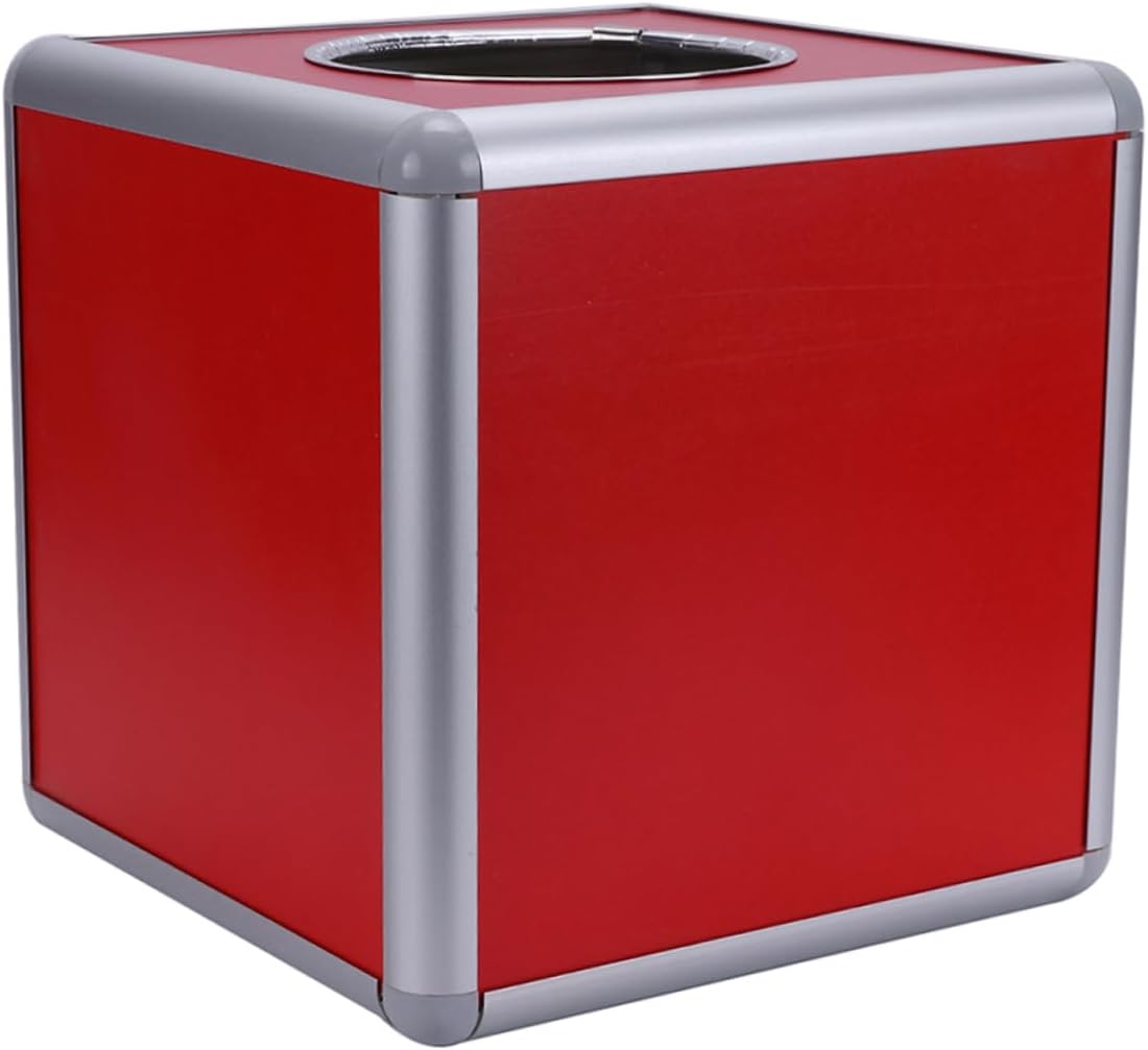 Box Square Raffle Ball Game Box Container for Fundraising Party Favors and Special Events Design for Use
