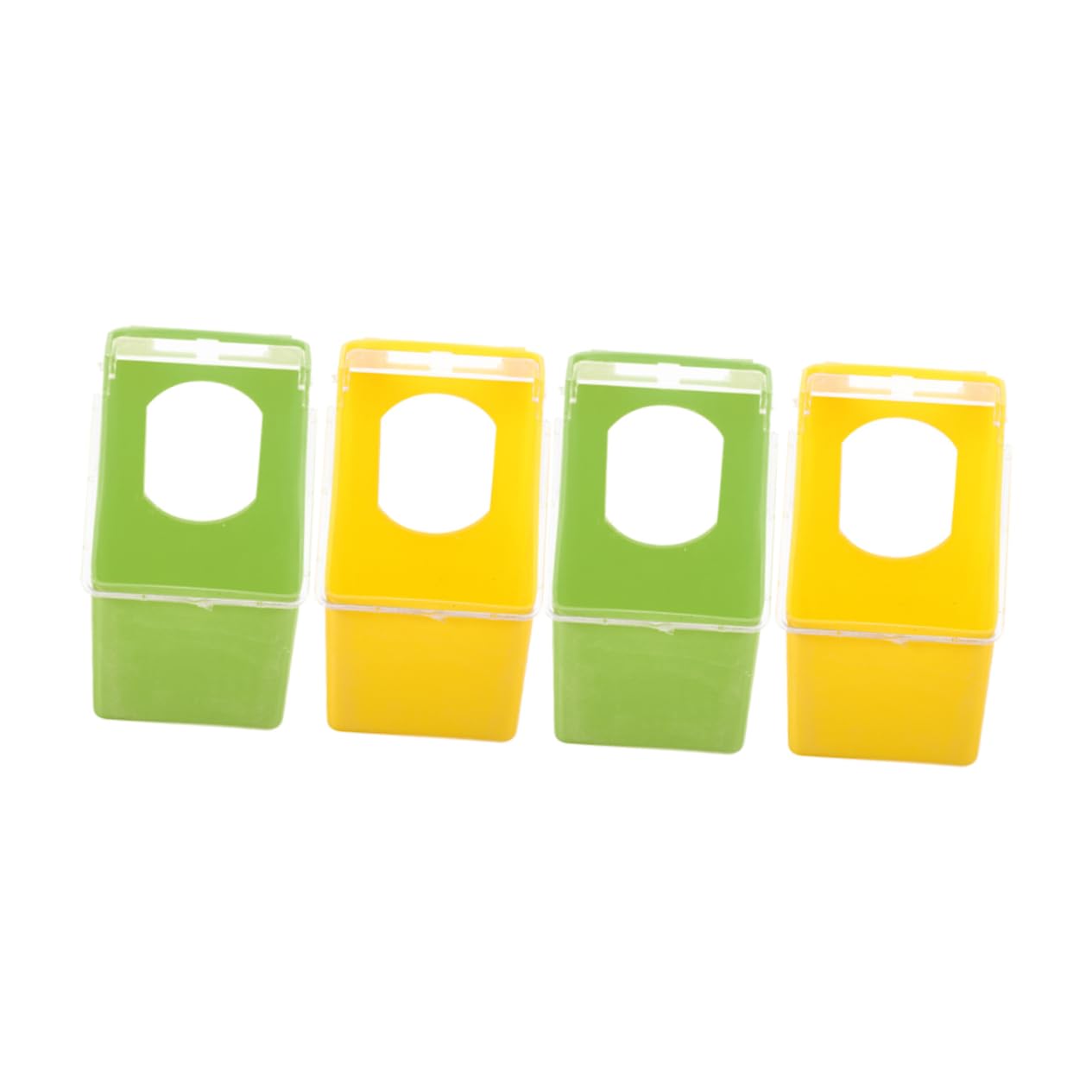 Yardwe 4piezas Comedero para y Cacatúas Comederos Suministros para Aves Colgante Duradero