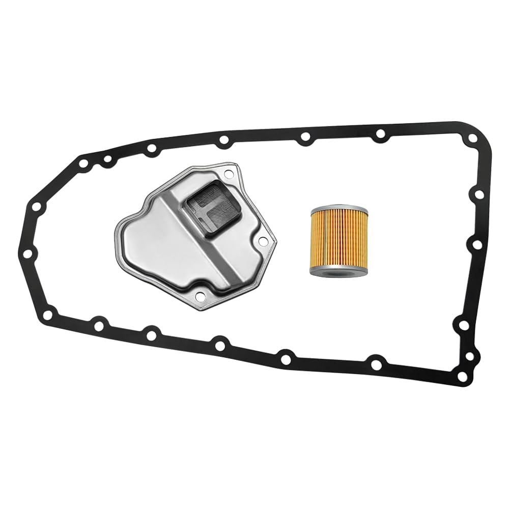 QFISH Transmission Filter with Gasket for Nissan Altima Juke Rogue Replace 31728-1XF03 31728-1XF02