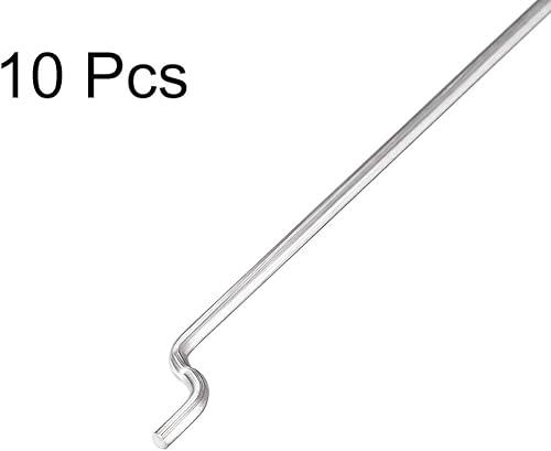 Miniatura 3 de uxcell Piezas de acero de 0.047 in x 13.386 in (13,3 pulgadas) para reemplazo de barras de empuje y tracción en Z (paquete de 10)