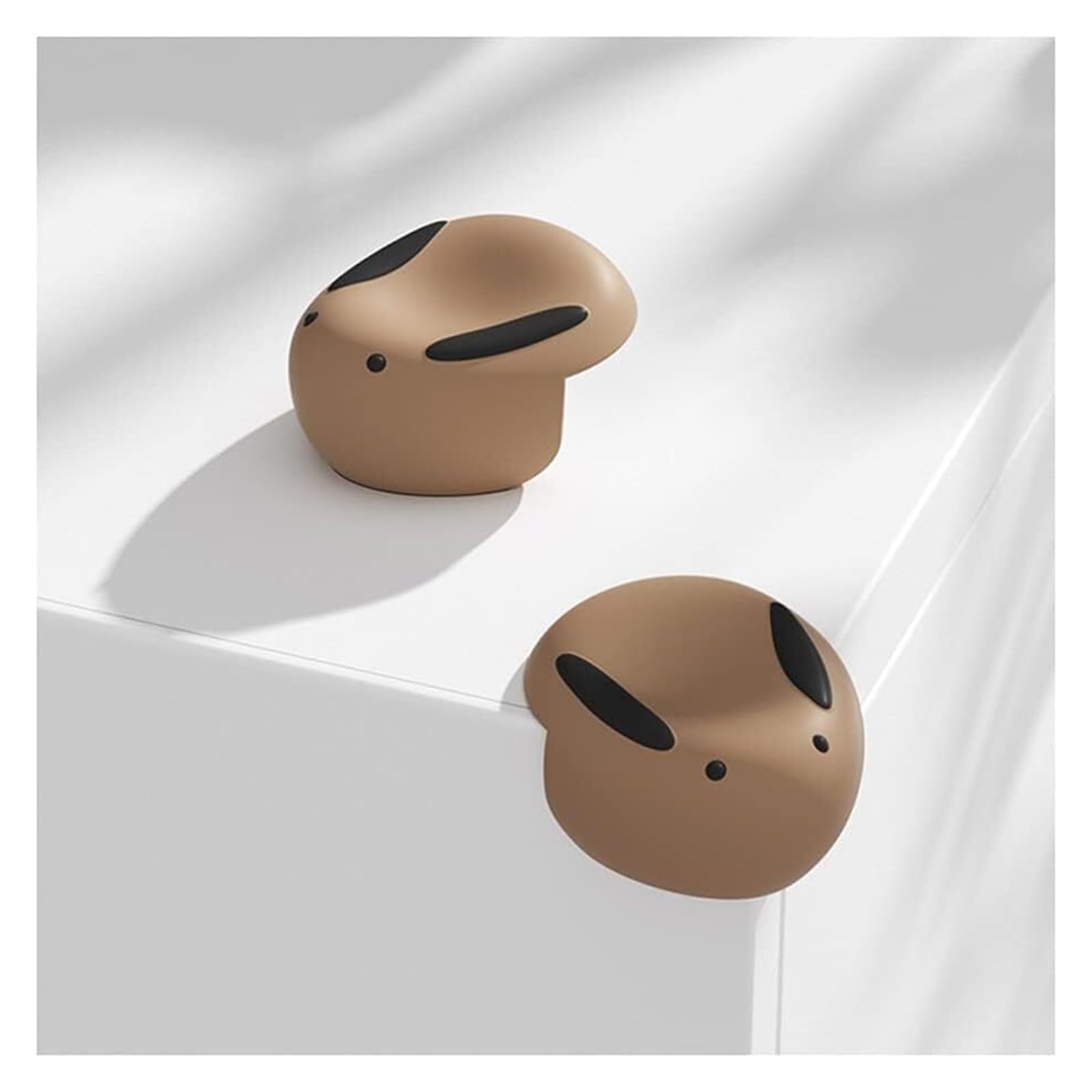 Angolari di Protezione, 8 Pezzi Protezioni angolari for mobili for Bambini Morbido Bambino(Brown)