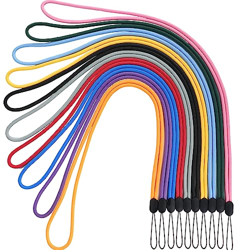 YOUOWO 10 Pack Lanyards Colored Neck Lanyard Straps For Pen Cellphone Whistles id Badges Holder Keys...