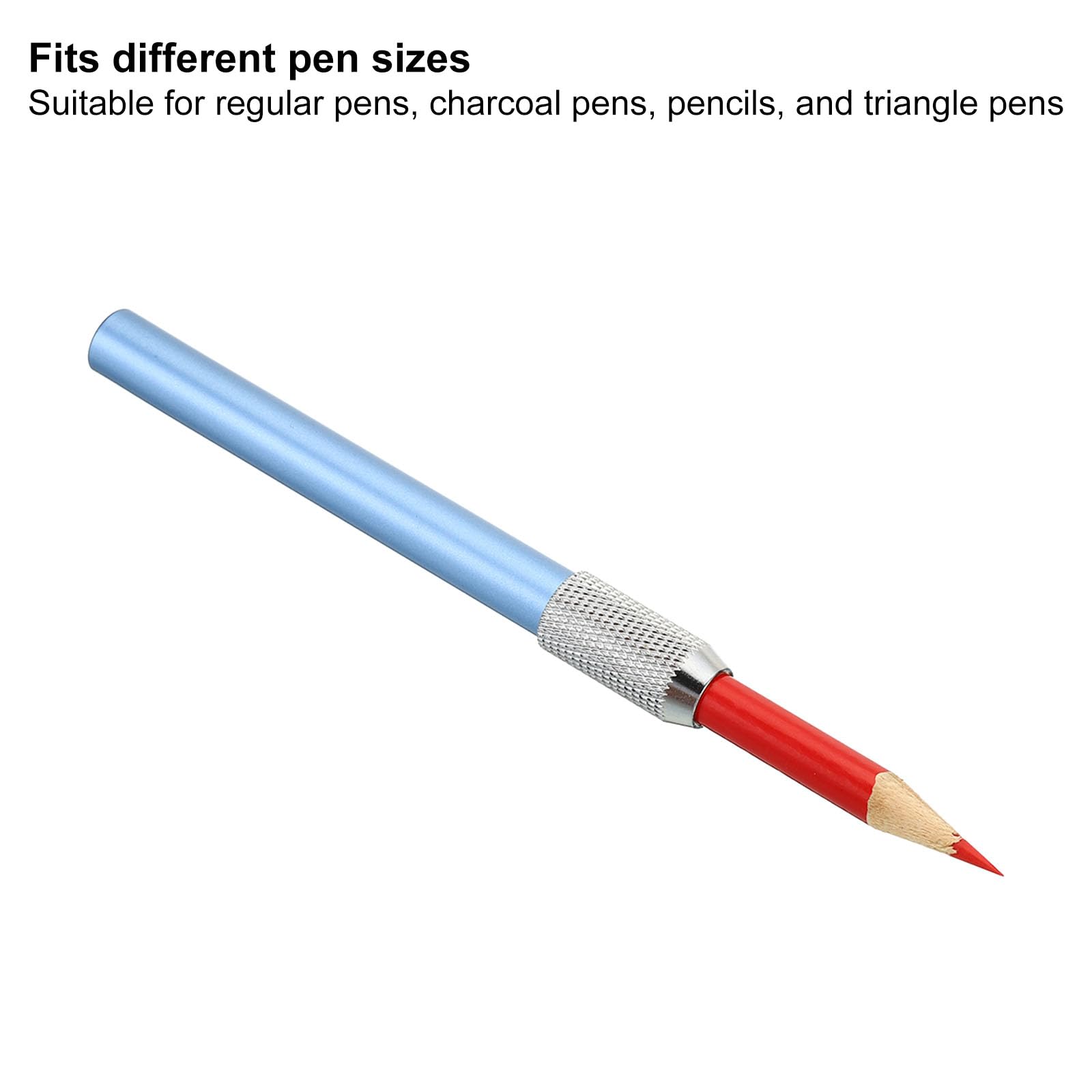 PATIKIL Pencil Extenders, 5 Pack Metal Handle Adjustable Pencil Holder Extender for Artists Drawing Shading Multi-Color - Image 4