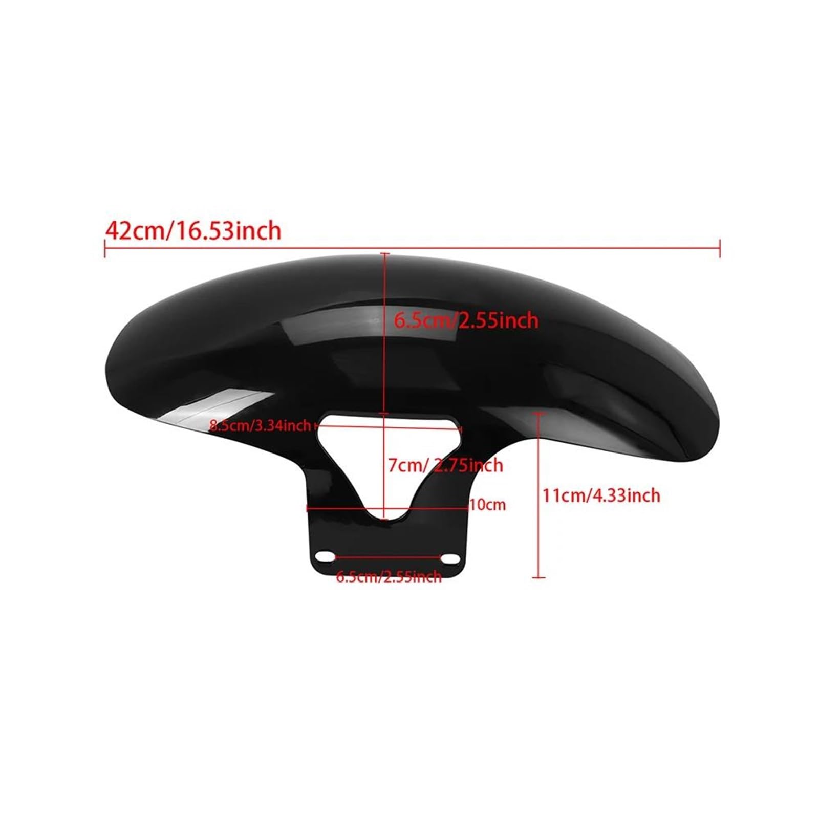 Moto Guardabarros Delantero Para Harley Para Softail M8 Fat boy FLFBS FLFB 2018-2022 Motocicleta Negro Guardabarros Delantero Cubierta Protectora ABS