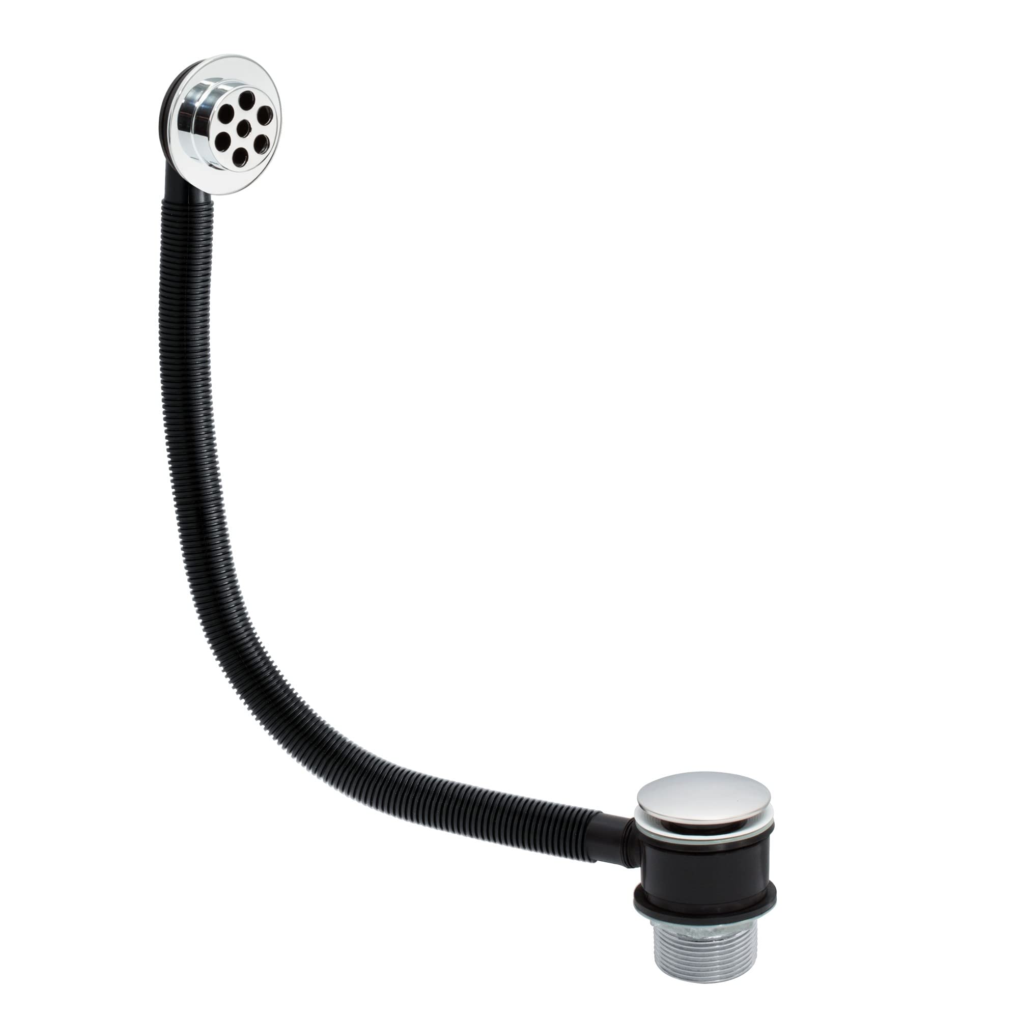 Bristan W Bath12 C Bath Clicker Waste Slotted Chrome from B&Q