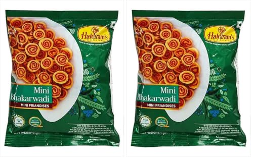 Image of Haldiram's Nagpur Mini Bhakarwadi,200g,spicy,200 gram (Pack of 2)