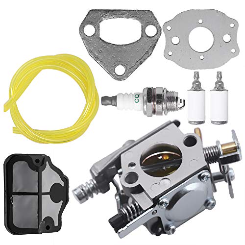 Pan300 Carburetor Kit for Husqvarna 36 41 136 137 137E 141 142 141LE 142, Husky Chainsaw Saw, Replaces Zama C1Q-W29E Carb WT-834 WT-657 WT- 529 WT-289 WT-285 WT-239 WT-202 530071987 530019172